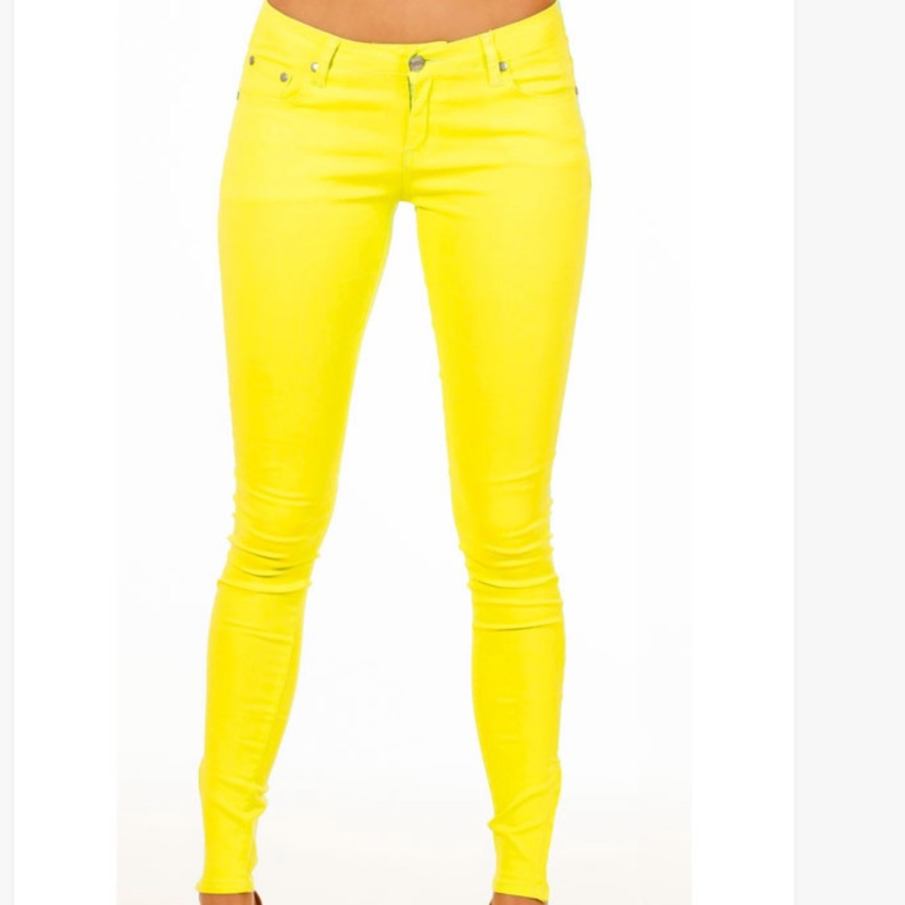 579 Yellow Skinny Jeans